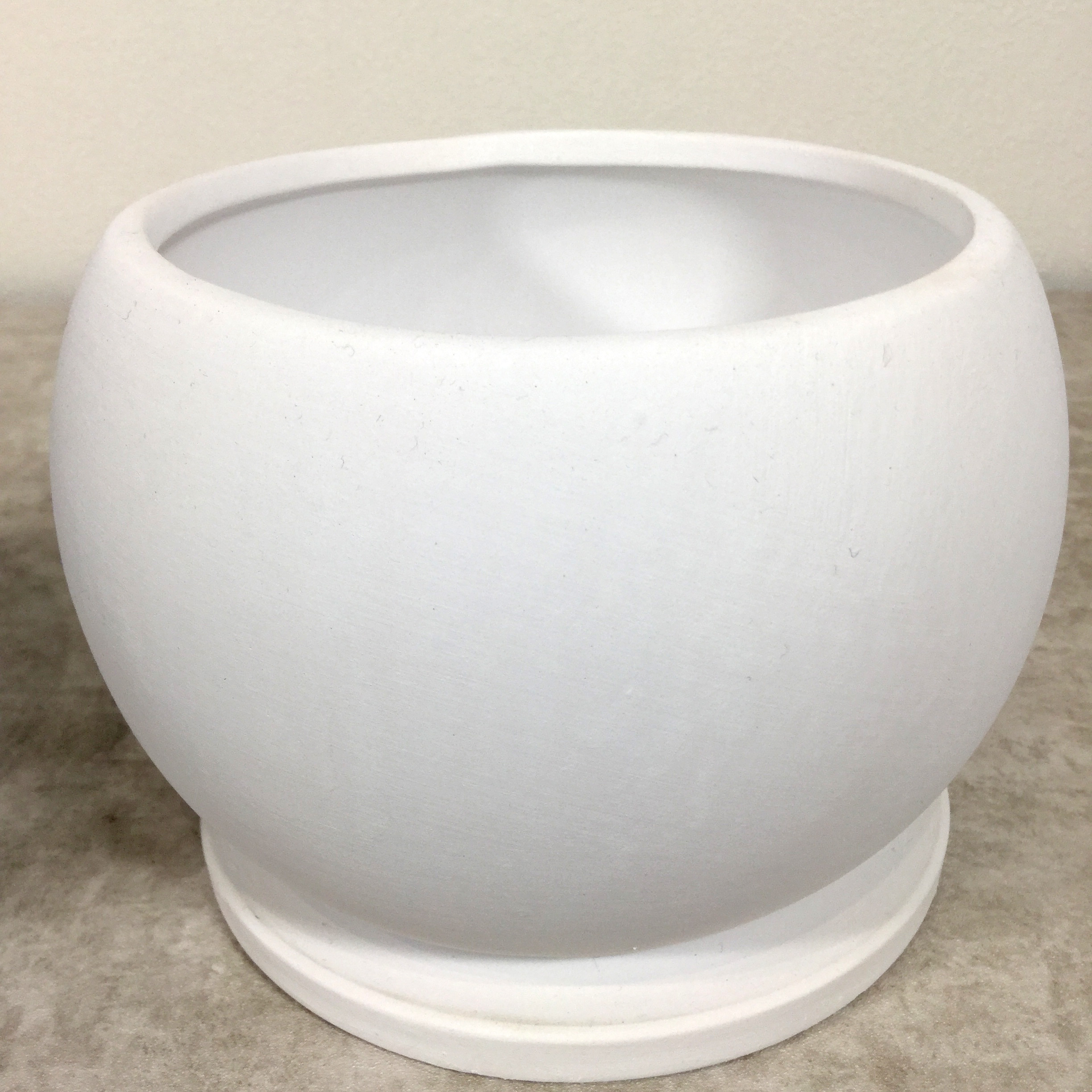 植木鉢（丸型）ホワイト