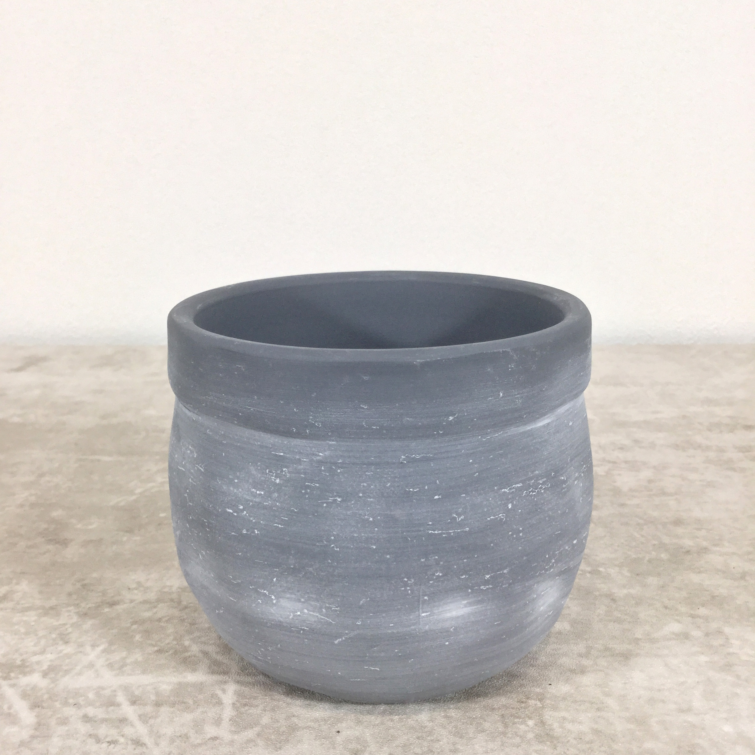 植木鉢（丸型）コンクリート風